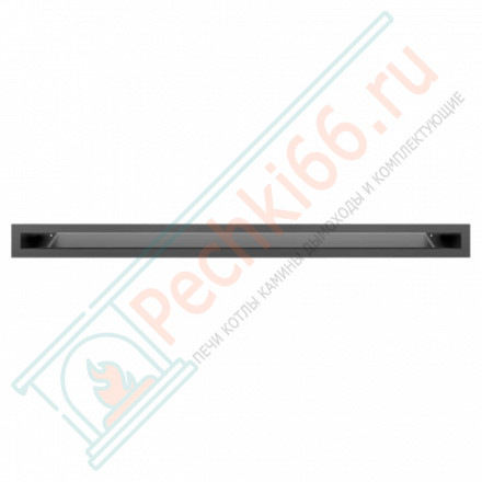 Вентиляционная решетка Люфт графит 6х80 (Kratki)