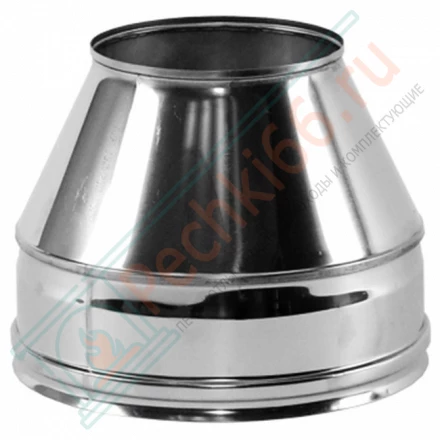 Конус Факел V50R с изол (AISI-321/0,5-AISI-304/0,5) d-150/250 (Вулкан)