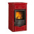 Печь-камин с водяным отоплением TermoNicoletta D.S.A, цвет бордовый (La Nordica)