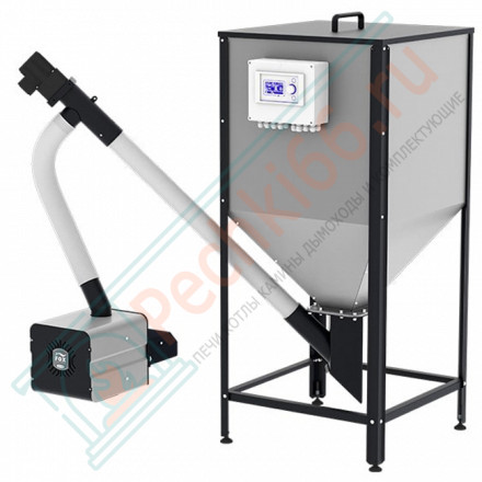 Пеллетная горелка ZOTA Fox 25 (горелка+ПУ+механизм+бункер 200 литров)