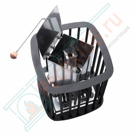 Электрическая печь Премьера Руса 4 кВт, с закрытой каменкой (Инжкомцентр ВВД) до 5 м3