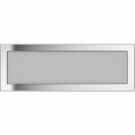 Вентиляционная решетка для камина 170х480, никелированная (FireWay)