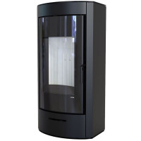 Печь-камин Orti, черная сталь (Defro-Home) 9кВт