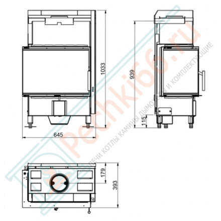 Каминная топка Scan 5003 FR (Scan)