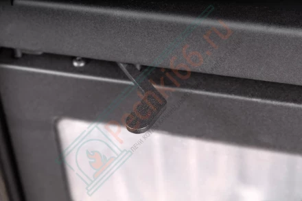 Каминная топка Экокамин Альфа 800 KВ с контргрузом черный шамот