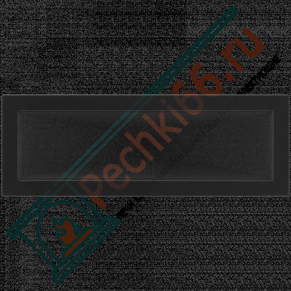 Вентиляционная решетка для камина 170х480, черная (FireWay) в Краснодаре