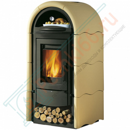 Печь-камин с духовкой Stefany Forno, цвет бежевый (La Nordica)