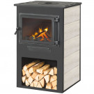 Печь-камин Панорама с плитой (Этна)
