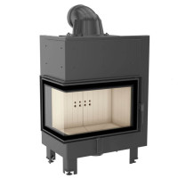 Стальная топка MBM/L/BS/SG, гнутое стекло (Kratki)