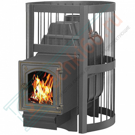 Чугунная печь для бани Легенда Стандарт 28 ДТ-4С (Везувий) до 30 м3