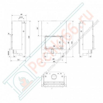 Стальная топка MBM/PW/10/G/W (Kratki)