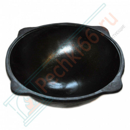 Узбекский казан с крышкой сковородой, плоское дно 10 л. (Наманган DAVR METALL)