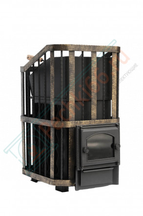 Печь для бани "Сибирь-25" без ВТК с закрытой каменкой (Сибирь-Премиум)