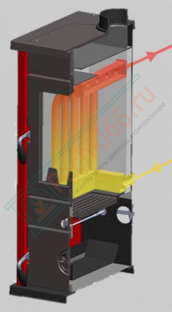 Печь-камин Vesta Thermo Cream (MBS) 280 м3