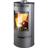 Печь-камин Andorra, Серебристый (Thorma) до 200 м3