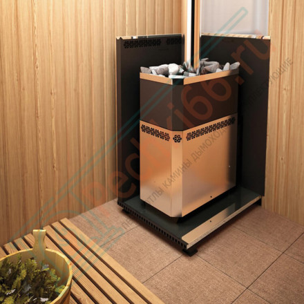 Печь для бани Русь-18 ЛНЗП Профи Панорама (1.1) (Теплодар) до 18 м3