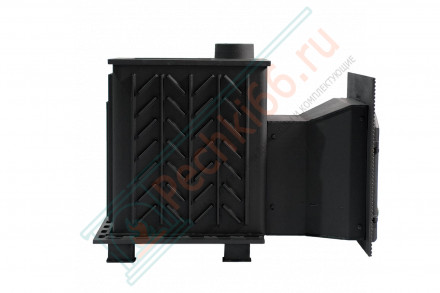 Чугунная банная печь "Сибирь-25" (дверка 545х545) под обкладку (Сибирь-Премиум)