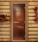 Дверь для бани и сауны Престиж лайт бронза, 1900х700 по коробке (DoorWood) в Краснодаре