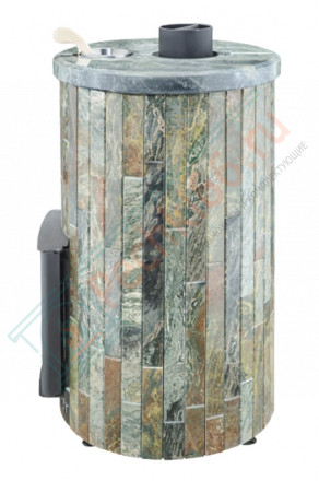 Дровяная банная печь Ферингер УЮТ-18 "Жадеит наборный" до 18 м³