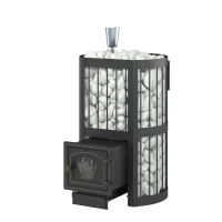 Чугунная печь для бани Ураган Стандарт 12 ДТ-3 (Везувий) до 14 м3