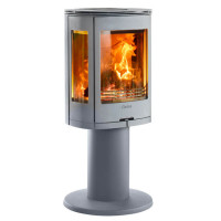 Печь-камин 880:2 Style, верх многослойная сталь, цвет серый (Contura)