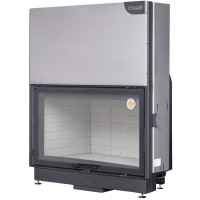 Каминная топка Вега 1200 принтинг подовое горение (Экокамин)