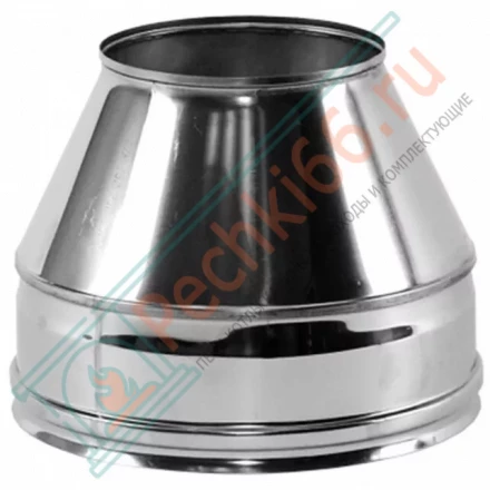 Конус Факел V50R с изол (AISI-321/0,5-ОЦИНК-RAL/0,5) d-300/400 (Вулкан)