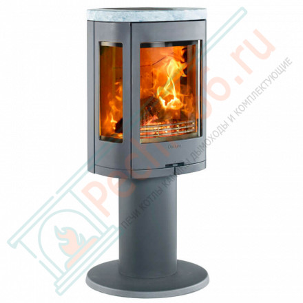 Печь-камин 880:3 Style, верх талькомагнезит, цвет серый (Contura)