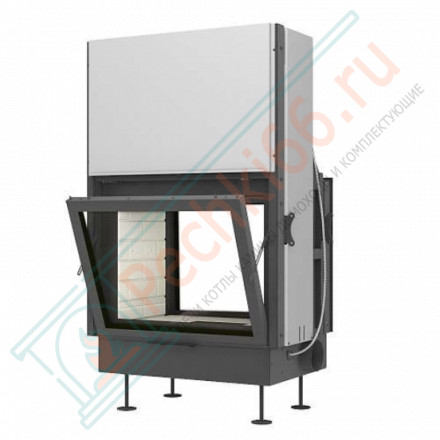 Топка ВЕГА 800 TB туннельная черный шамот (Экокамин)