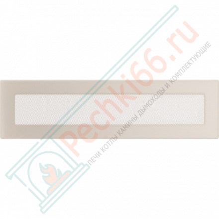 Решётка вентиляционная каминная бежевая 110х420 42K (Kratki)