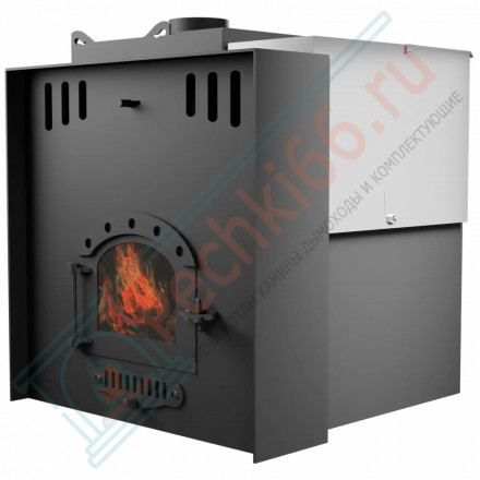 Банная печь Горыныч Мини, под бак 60 л, малое стекло, система воздушного отопления с порталом (ТермоСфера)