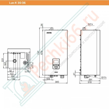 Электрический котел Lux-X 36 (Zota) 36 кВт