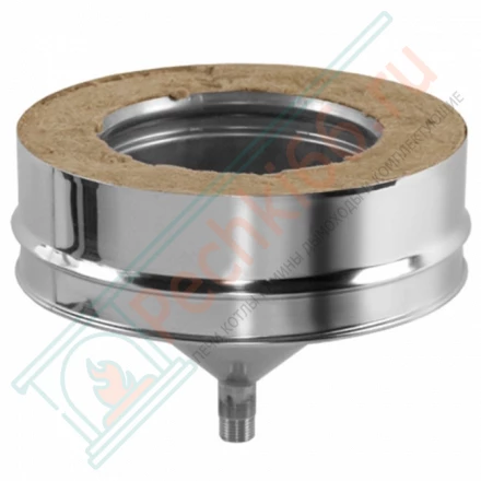 Конденсатосборник V50R с изол (AISI-310S/0,8-ОЦИНК-RAL/0,5) d-104/200 (Вулкан-Cerablanket)