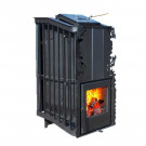 Печь банная Терма Каменка мини укороченная топка, панорама (Варвара) Печь банная Терма Каменка мини укороченная топка, панорама (Варвара)