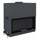 Каминная топка HF 1100B (16:9), черный шамот (Stav)