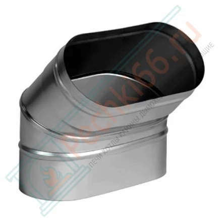 Отвод 30° VOG по широкой стороне (AISI-321/0,8) 100х200мм (Вулкан)