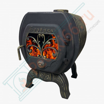 Печь чугунная отопительно-варочная 200 (Березка)