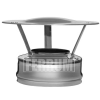 Оголовок для сэндвич дымохода (НЕРЖ-430/0,5-ОЦИНК/0,5) d-150/210 (Ferrum GS-Z) Оголовок для сэндвич дымохода (НЕРЖ-430/0,5-ОЦИНК/0,5) d-150/210 (Ferrum GS-Z)