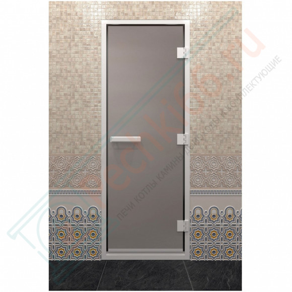 Стеклянная дверь DoorWood Хамам Сатин 200х70 (по коробке) в Краснодаре