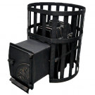 Чугунная печь для бани Купечница - 20 монолит (Шуйские печи)