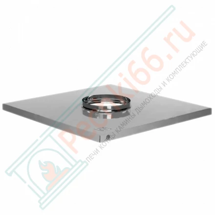 Фланец с изол 720х720 на трубу V50R (ОЦИНК/0,5) d-115/215 (Вулкан)