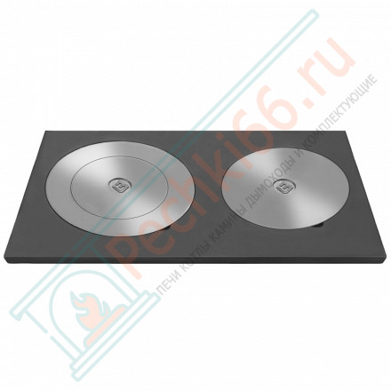 Плита чугунная двухконфорочная усиленная 4В (Везувий)