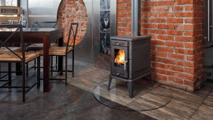 Чугунная печь KOZA K10 турбина (Kratki)