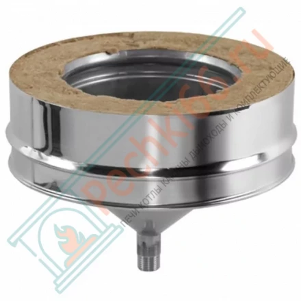 Конденсатосборник V50R с изол (AISI-310S/0,8-ОЦИНК-RAL/0,5) d-120/220 (Вулкан-Cerablanket)