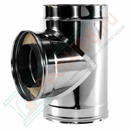 Тройник 90° V50R с изол (AISI-310S/0,8-AISI-304/0,5) d-250/350 (Вулкан-Cerablanket)