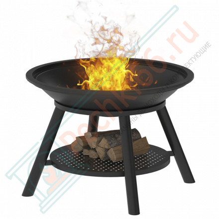 Чугунная костровая чаша Fantastic Ø 700 на подставке престиж (Везувий)