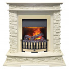 Каминокомплект Luzern - Слоновая кость с электрическим очагом Danville Brass FB2