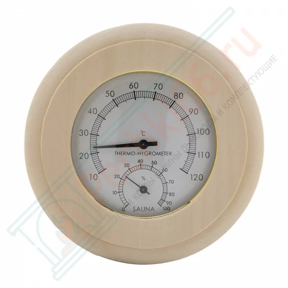 Термогигрометр ТН-10-L липа, круг (212F) в Краснодаре