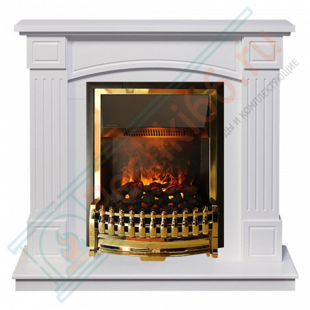 Каминокомплект Boston - Белый (Высота 925см) с электроочагом Atherton (Dimplex)