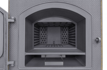 Чугунная печь для бани Гром 40 (П2) Ураган (ТехноЛит)